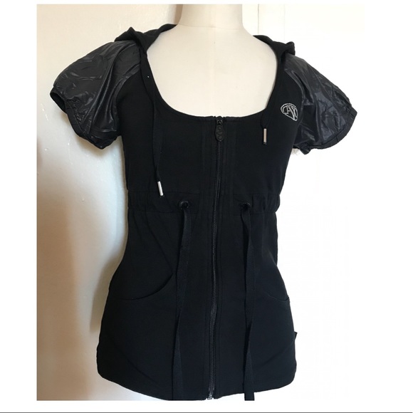 NOT FOR SALE! SOLD!A/X short sleeve zip up hoodie - Picture 1 of 7